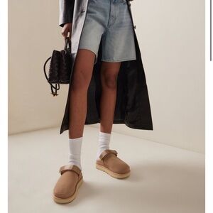 UGG Tan Slip-On Clog Shoes